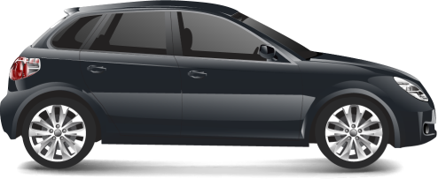 black-colored-hedan